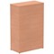 Impulse Medium Cupboard, 2 Shelves, 1200mm High, Beech