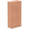 Impulse Tall Cupboard, 3 Shelves, 1600mm High, Beech