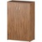 Impulse Medium Cupboard, 2 Shelves, 1200mm High, Walnut