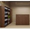 Impulse Medium Cupboard, 2 Shelves, 1200mm High, Walnut Impulse Medium Cupboard, 2 Shelves, 1200mm High, Walnut