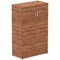Impulse Medium Cupboard, 2 Shelves, 1200mm High, Walnut