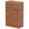 Impulse Medium Cupboard, 2 Shelves, 1200mm High, Walnut