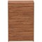 Impulse Medium Cupboard, 2 Shelves, 1200mm High, Walnut