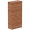Impulse Tall Cupboard, 3 Shelves, 1600mm High, Walnut