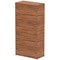 Impulse Tall Cupboard, 3 Shelves, 1600mm High, Walnut