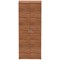 Impulse Extra Tall Cupboard, 4 Shelves, 2000mm High, Walnut