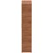 Impulse Extra Tall Cupboard, 4 Shelves, 2000mm High, Walnut
