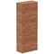 Impulse Extra Tall Cupboard, 4 Shelves, 2000mm High, Walnut