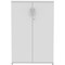 Impulse Medium Cupboard, 2 Shelves, 1200mm High, White