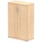 Impulse Medium Cupboard, 2 Shelves, 1200mm High, Maple