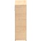 Impulse Medium Cupboard, 2 Shelves, 1200mm High, Maple
