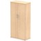 Impulse Tall Cupboard, 3 Shelves, 1600mm High, Maple
