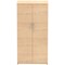 Impulse Tall Cupboard, 3 Shelves, 1600mm High, Maple