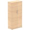 Impulse Tall Cupboard, 3 Shelves, 1600mm High, Maple