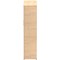 Impulse Tall Cupboard, 3 Shelves, 1600mm High, Maple