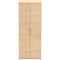Impulse Extra Tall Cupboard, 4 Shelves, 2000mm High, Maple