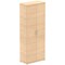 Impulse Extra Tall Cupboard, 4 Shelves, 2000mm High, Maple