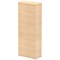 Impulse Extra Tall Cupboard, 4 Shelves, 2000mm High, Maple