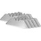 Stanley Fixed Safety Knife Blades, Pack of 10