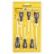 Stanley C/Grip 6 Piece Pozidriv Phillips Screwdriver Set STHT16172-0