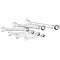 Stanley 7 Piece Ratcheting Wrench Set STMT82846-0
