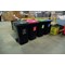 Wheelie Bins With Colour Coded Lids and Recycling Stickers, 240 Litre, Set of 4