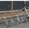 Cycle Rack, 5-Bike Capacity, Galvanized Steel 309713
