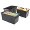 Recycled Container Truck Poly Tapered Sided Black 329063
