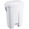 Derby Plastic Pedal Bin, 60 Litre, White