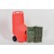 Mobile Salt and Grit Bin Kit with 75kg Brown De-icing Salt, 75 Litre, Red