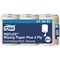 Tork 2-Ply M4 Reflex Wiping Paper Roll Plus Natural Pack of 6 473481