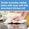 Tork Extra Absorbent Kitchen Roll, 2-Ply, 24 Rolls of 64 Sheets