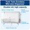 Tork T7 Coreless Mid-Size Toilet Paper Dispenser, White