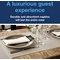 Tork LinStyle 1-Ply Dinner Napkins, 390mmx390mm, White, Pack of 50