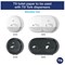 Tork SmartOne Mini Toilet Roll, 2-Ply, 620 Sheets per Roll, Pack of 12