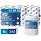 Tork M4 Reflex 1-Ply Centrefeed Wiping Paper, 114m, White, Pack of 6