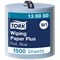 Tork W1 2-Ply Wiping Paper Plus, 510m, Blue