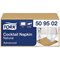 Tork Cocktail Napkins 2-Ply 4 Fold Natural (Pack of 200)