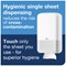 Tork T6 Twin Mid-Size Toilet Roll Dispenser, White