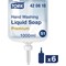 Tork S1 Liquid Hand Wash Cartridge, 1 Litre, Pack of 6