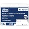 Tork H2 Xpress 1-Ply Multifold Hand Towels, White, Pack of 3000
