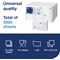 Tork H2 Xpress 1-Ply Multifold Hand Towels, White, Pack of 3000