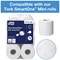 Tork T9 SmartOne Twin Mini Toilet Paper Dispenser, White