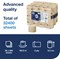 Tork Coreless Mid Toilet Roll, 2-Ply, Advanced Natural, 36 Rolls of 900 Sheets