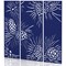 Sch! Acoustic Wall Panel - Pine (3 panels) - Cobalt Blue