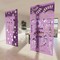 Sch! Acoustic Hanging Wall Panel - Mosaic - Plum Purple