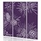 Sch! Acoustic Hanging Wall Panel - Pine (3 panels) - Plum Purple