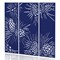 Sch! Acoustic Hanging Wall Panel - Pine (3 panels) - Cobalt Blue
