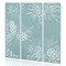 Sch! Acoustic Hanging Wall Panel - Pine (3 panels) - Sky Light Blue