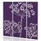 Sch! Acoustic Hanging Wall Panel - Wildflower (3 panels) - Plum Purple